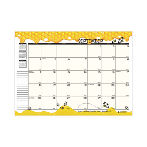 Recycled Academic Honeycomb Planner, Honeycomb Artwork, 10 X 7, Multicolor Cover, 12-month (aug To July): 2023