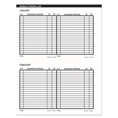 Recycled Ruled Monthly Planner With Expense Log, 8.75 X 6.88, Black, 2021-2023