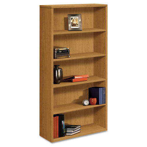10500 Series Laminate Bookcase, Four-shelf, 36w X 13.13d X 57.13h, Harvest