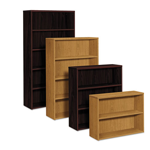 10500 Series Laminate Bookcase, Five-shelf, 36w X 13.13d X 71h, Mahogany