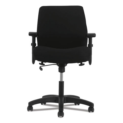 Network Mid-back Task Chair, Supports Up To 250 Lb, 18.3" To 22.8" Seat Height, Black