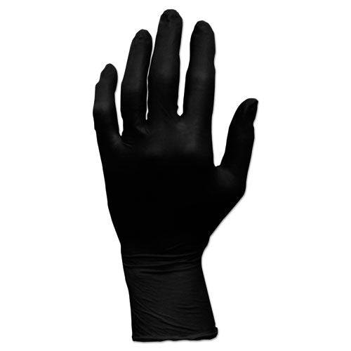 Proworks Grizzlynite Nitrile Gloves, Black, Small, 1000-ct