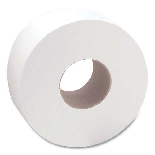 Heavenly Choice One-ply Jumbo Bathroom Tissue, Septic Safe, White, 3.4" X 2,000 Ft, 12-carton
