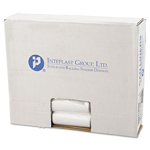 High-density Commercial Can Liners, 4 Gal, 6 Microns, 17" X 18", Clear, 2,000-carton
