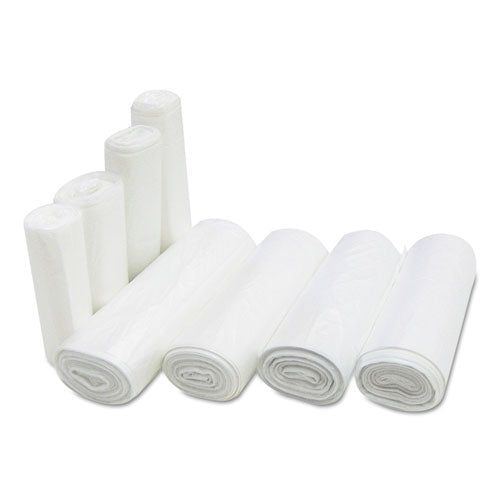 High-density Commercial Can Liners, 7 Gal, 6 Microns, 20" X 22", Clear, 2,000-carton