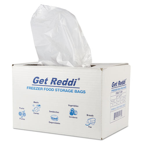 Get Reddi Freezer Food Storage Bags, 0.5 Mil, 27" X 37", Natural, 200-carton