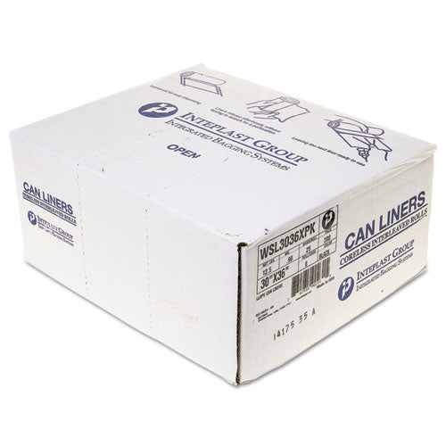 Low-density Commercial Can Liners, 30 Gal, 0.9 Mil, 30" X 36", Black, 200-carton