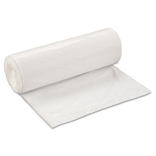 Low-density Commercial Can Liners, 60 Gal, 0.7 Mil, 38" X 58", White, 100-carton