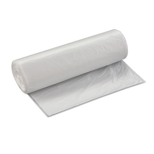High-density Commercial Can Liners Value Pack, 60 Gal, 12 Microns, 38" X 58", Clear, 200-carton