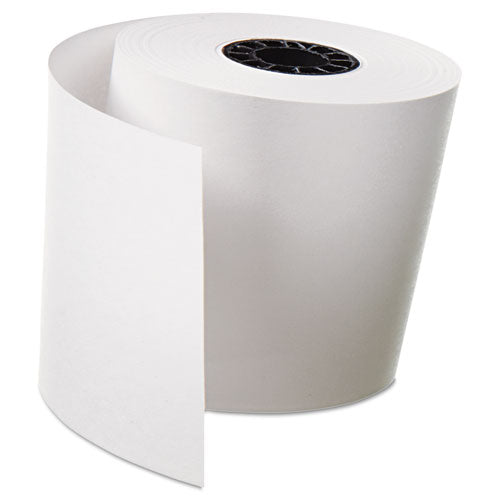 Impact Bond Paper Rolls, 3" X 85 Ft, White, 50-carton