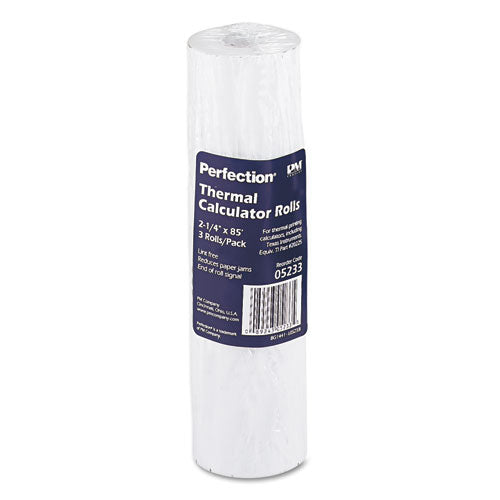 Direct Thermal Printing Thermal Paper Rolls, 2.25" X 85 Ft, White, 3-pack