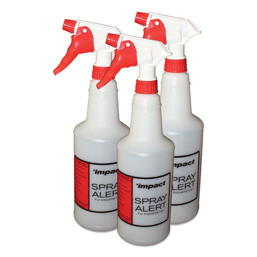 Spray Alert System, 24 Oz, Natural With Red-white Sprayer, 3-pack, 32 Packs-carton