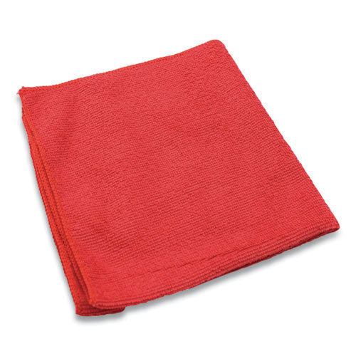 Lightweight Microfiber Cloths, 16 X 16, Red, 240-carton