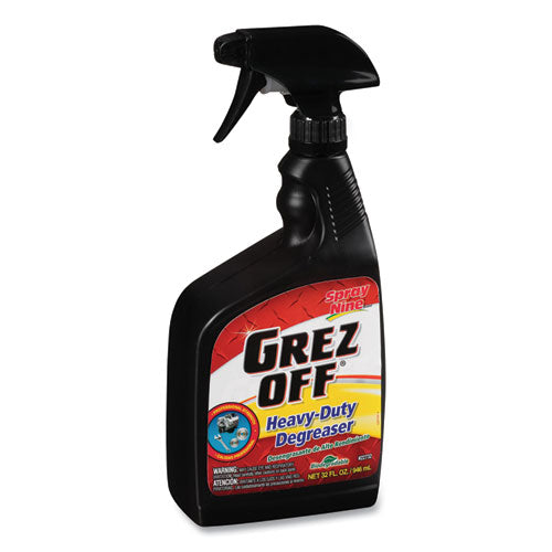 Grez-off Heavy-duty Degreaser, 32 Oz Spray Bottle, 12-carton
