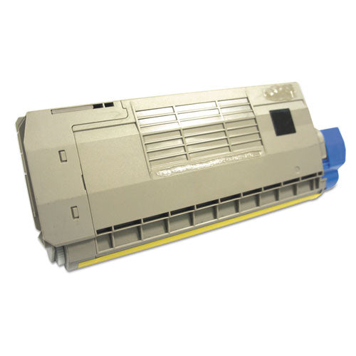 Remanufactured Yellow Toner, Replacement For Oki 44318601, 11,500 Page-yield