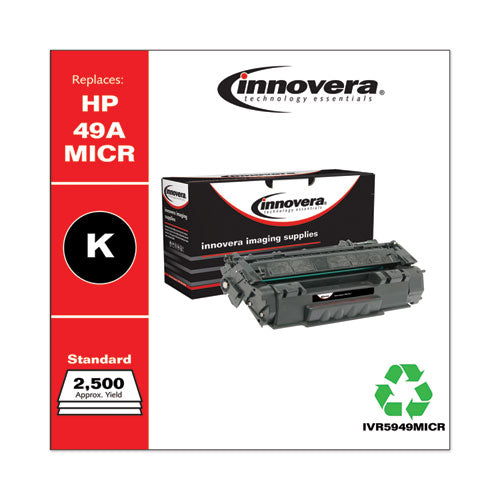 Remanufactured Black Micr Toner, Replacement For Hp 49am (q5949am), 2,500 Page-yield
