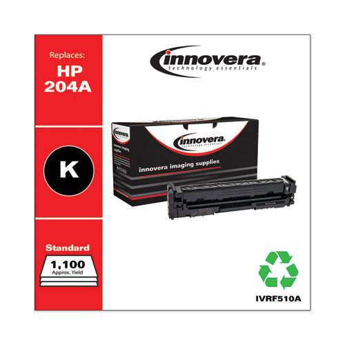 Remanufactured Black Toner, Replacement For Hp 204a (cf510a), 1,100 Page-yield