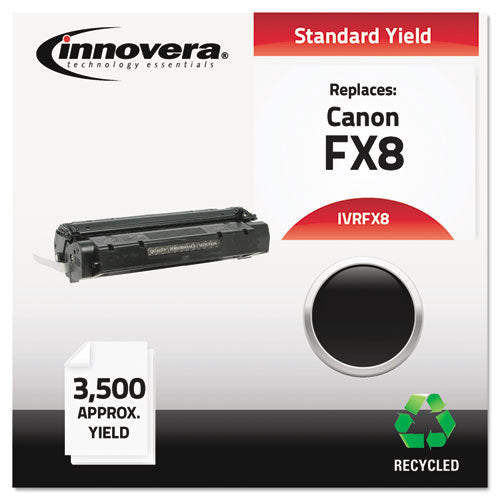 Remanufactured Black Toner, Replacement For Canon Fx8 (8955a001aa), 3,500 Page-yield