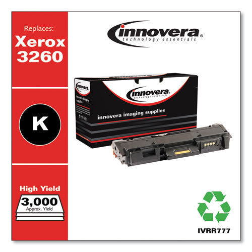 Remanufactured Black High-yield Toner, Replacement For Xerox 106r02777, 3,000 Page-yield