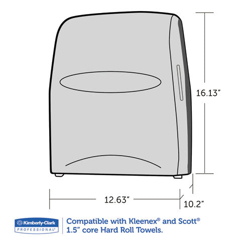 Sanitouch Hard Roll Towel Disp, 12.63 X 10.2 X 16.13, Smoke