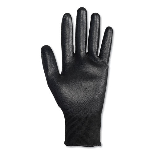 G40 Polyurethane Coated Gloves, 220 Mm Length, Small, Black, 60 Pairs