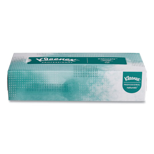 Naturals Facial Tissue For Business, Flat Box, 2-ply, White, 125 Sheets-box