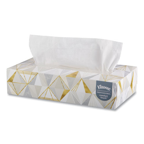 White Facial Tissue, 2-ply, White, Pop-up Box, 125 Sheets-box