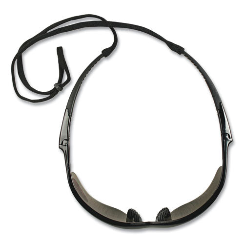 V60 Nemesis Rx Reader Safety Glasses, Black Frame, Smoke Lens, +2.5 Diopter Strength, 12-carton