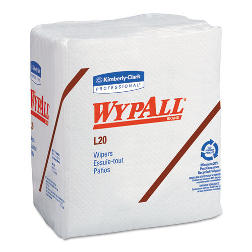 L20 Towels, 1-4 Fold, 4-ply, 12 1-5 X 13, White, 68-pack, 12-carton