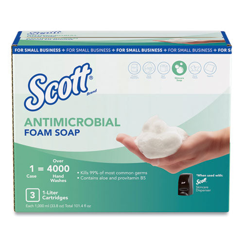 Control Antimicrobial Foam Skin Cleanser, Unscented, 1,000 Ml Refill, 3-carton