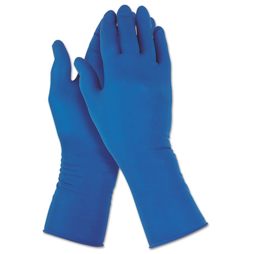 G29 Solvent Resistant Gloves, 295 Mm Length, Medium-size 8, Blue, 500-carton