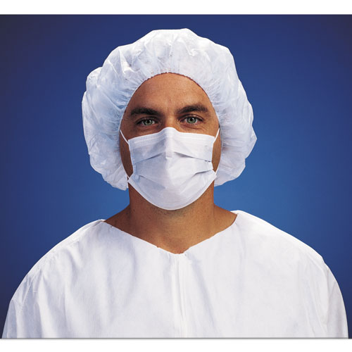 M5 Pleat Style Face Mask With Earloops, Regular, Blue, 50-bag, 10 Bags-carton