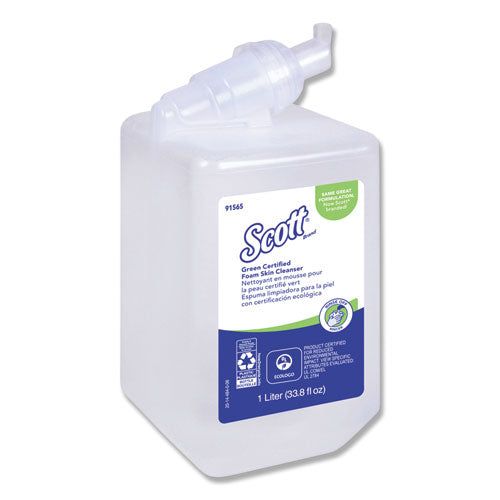 Essential Green Certified Foam Skin Cleanser, Neutral, 1,000 Ml Bottle, 6-carton