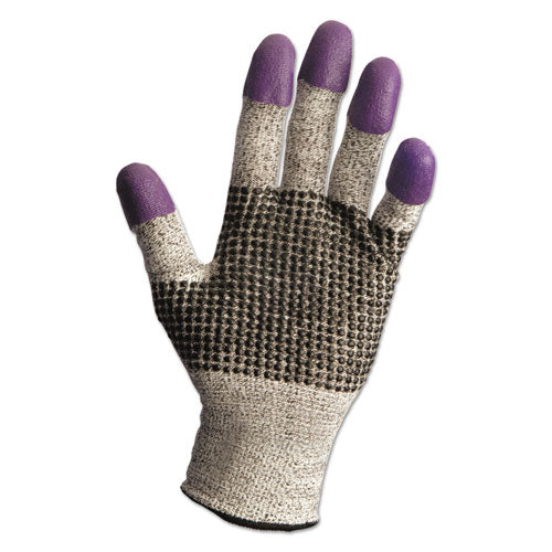 G60 Purple Nitrile Cut Resistant Glove, 220mm Length, Small-size 7, Be-we, Pr