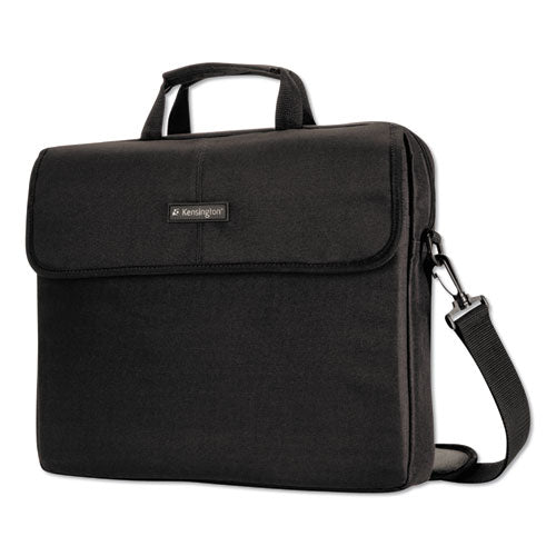 17" Simply Portable Padded Laptop Sleeve, Interior-exterior Pockets, Black
