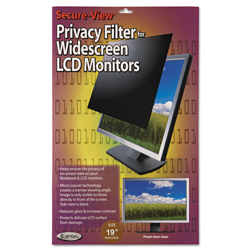 Secure View Lcd Monitor Privacy Filter For 19" Widescreen