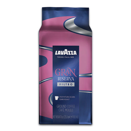 Gran Riserva Fractional Pack Coffee, Dark And Bold, 8 Oz Fraction Pack, 30-carton