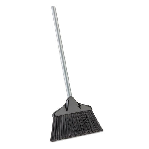 Housekeeper Broom, 54" Handle, Black-gray, 6-carton