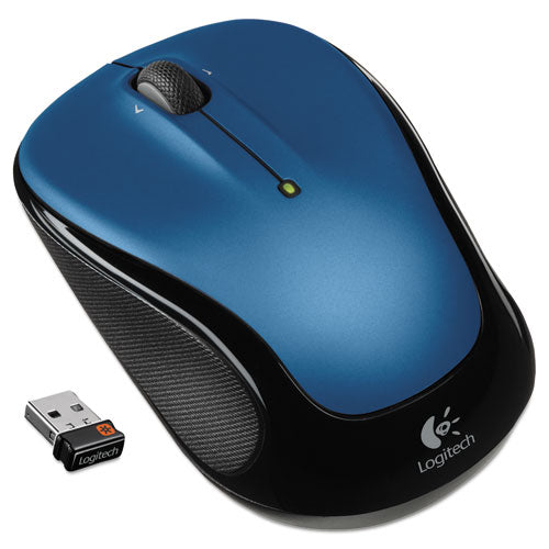 M325 Wireless Mouse, 2.4 Ghz Frequency-30 Ft Wireless Range, Left-right Hand Use, Blue