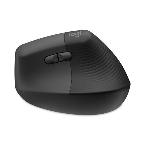 Lift Vertical Ergonomic Mouse, 2.4 Ghz Frequency-32 Ft Wireless Range, Right Hand Use, Graphite