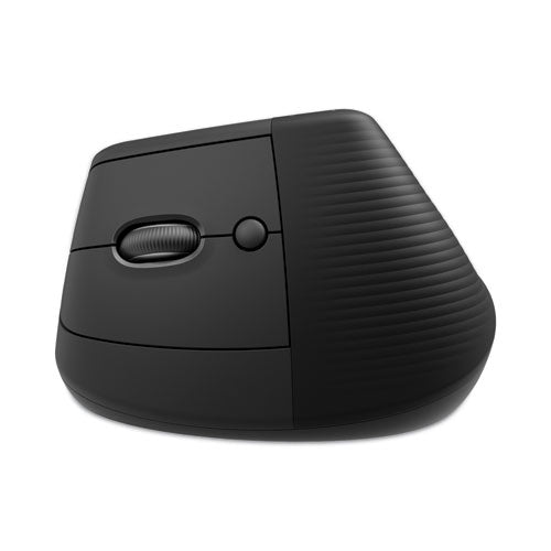 Lift For Business Vertical Ergonomic Mouse, 2.4 Ghz Frequency-32 Ft Wireless Range, Right Hand Use, Graphite