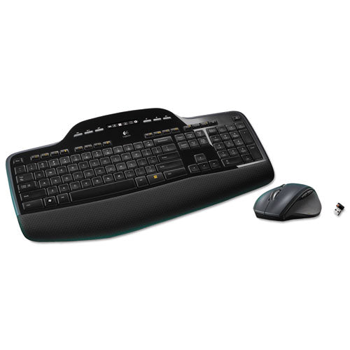 Mk710 Wireless Keyboard + Mouse Combo, 2.4 Ghz Frequency-30 Ft Wireless Range, Black