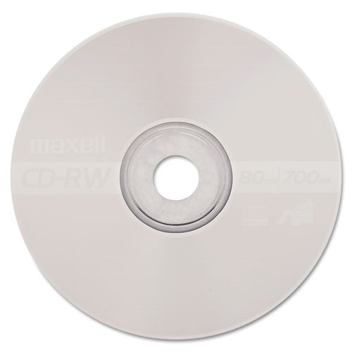 Cd-rw Discs, 700mb-80min, 4x, Silver, 10-pack