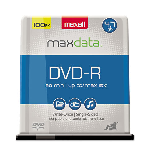 Dvd-r Discs, 4.7gb, 16x, Spindle, Gold, 100-pack