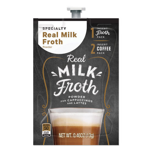 Flavia Real Milk Froth Freshpacks, 0.46 Oz Packet, 72 Packets-carton