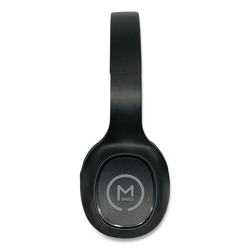 Tremors Stereo Wireless Headphones With Microphone, Black
