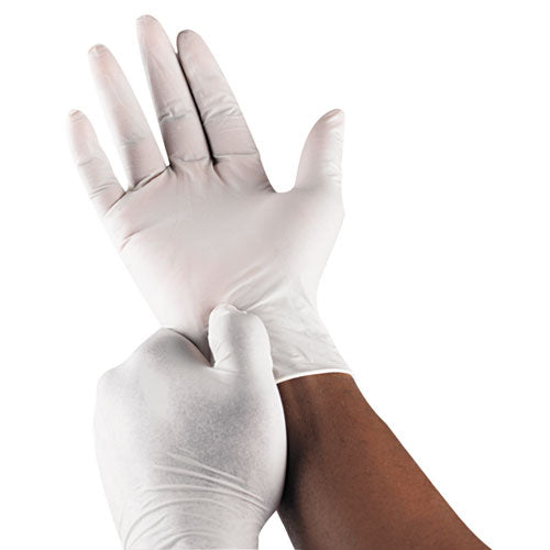 Latex Exam Gloves, Powder-free, Medium, 100-box