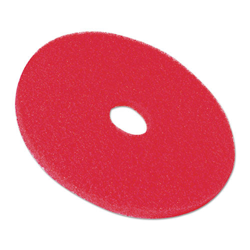 Low-speed Buffer Floor Pads 5100, 20" Diameter, Red, 5-carton