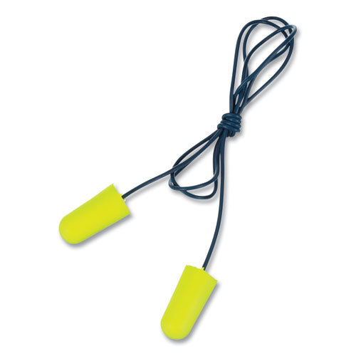 E-a-rsoft Metal Detectable Soft Foam Earplugs, Corded, 32 Nrr, Poly Bag, 200 Pairs-box