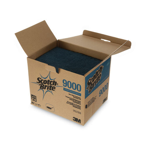 All-purpose Scouring Pad 9000, 4 X 5.25, Blue, 40-carton